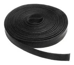 10m Manta Nautica Nylon Expansiva Preta Para Fueltech 10mm