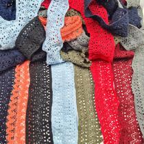 10m Renda Algodão 5cm 5,2cm 5,5cm 5,8cm 6cm 10cm azul preto vermelho confecção camisas fronhas RA5-10m