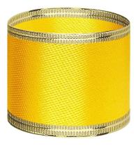 10m Rolo Fita De Cetim Aramada 3,5cm X 10 Mts C/1un