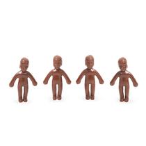 10Mini boneco marrom