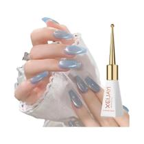 10ml Pimenta Olho De Gato Cromo Prego Em Pó Camaleão Glitter Metálico Para Esmalte Gel Diy