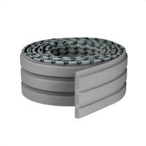 10Mt Painel Ripado Laminado Eva Autocolante Nogueira Natural 10Mt Painel Ripado Laminado Eva Autocolante Nogueira Natural