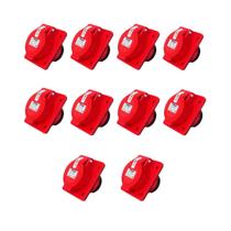 10pc tomada embutir vermelha 3p+t 16a 6h 380/415v n4046 10pc tomada embutir vermelha 3p+t 16a 6h 380/415v n4046