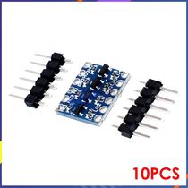10pcs 4 canais IIC I2C conversor de nível lógico módulo bidirecional 5V a 3.3V 10pcs 4 canais IIC I2C conversor de nível lógico módulo bidirecional 5V a 3.3V