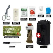 10pcs Bolsa Tática Molle IFAK Kit De Primeiros Socorros Para Resgate De Emergência Camping Ao Ar