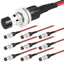 10PCS Interruptor De Botão Momentâneo 1A 250VAC SPST Mini Interruptor De 2 Pinos Com Contato Normal