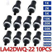 10PCS Potenciômetro Rotativo LA42DWQ-22 500K 200K 100K 50K 20K 10K 5K 2K 1K Conversor De Resistência