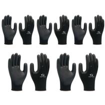 10prs Luva Nylon Para Cimento Secagem Rápida Galão 700g