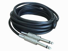 10un cabo p10 / p10 5metros caixa de som violão guitarra 10un cabo p10 / p10 5metros caixa de som violão guitarra