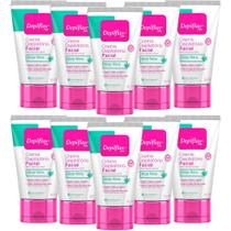 10UN Creme Depilatorio Facial 50G Com Aloe Vera Depilflax
