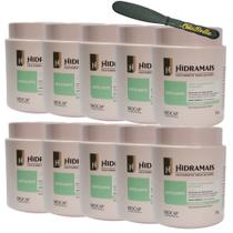 10UN Creme Esfoliante Média Abrasão 1KG Hidramais+ Espátula