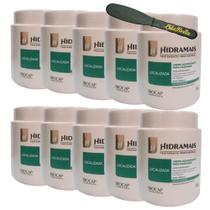 10UN Creme Massagem Phytocafeil 1KG Hidramais + Espátula