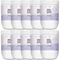 10UN Creme Massagem Relaxante SPA Lavanda 650G DAgua Natural