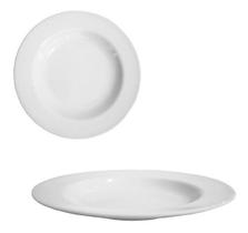 10un De Prato Fundo De Melamina Branco 25cm 10un De Prato Fundo De Melamina Branco 25cm