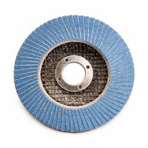 10un Disco Flap Grão 100 Zircônia 115 X 22mm 4 1.2 X 7.8
