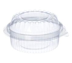 10un Embalagem Mini Doce Redondo Tampa Articulada 125ml