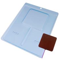 10Un Forma Bwb Pirulito Quadrado Grande 81G Chocolate