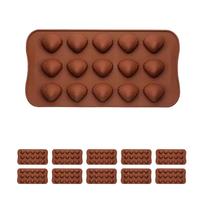 10un Forma Silicone Bombom Moldes finos Docinho conchinha 10un Forma Silicone Bombom Moldes finos Docinho conchinha