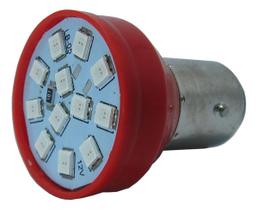 10un Lampada Led 1034 12v Vermelha Freio Lanterna - 10pc