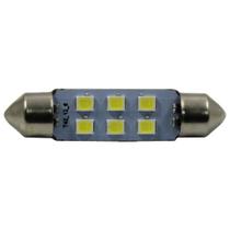 10un Lâmpada Led Torpedo Branca 42mm Teto Placa 12v