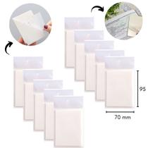 10un. Notas Adesivas Retangulares Transparentes Para Estudantes Bloco Post It - 7 x 9,5cm - 500 Folhas 10un. Notas Adesivas Retangulares Transparentes Para Estudantes Bloco Post It - 7 x 9,5cm - 500 Folhas