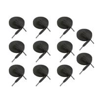 10un Par De Cadarço Flat Tênis Qualidade 140cm Cadarço Preto