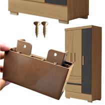 10un Pés Para Guarda Roupa Casal Modulado Pe De Rack Comoda 5cm Altura