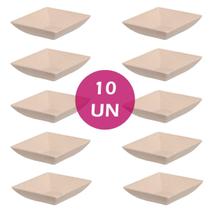 10un prato mini petisqueira quadrado aperitivos bege