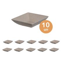 10un prato mini petisqueira quadrado aperitivos cinza