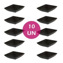 10un prato mini petisqueira quadrado aperitivos preto