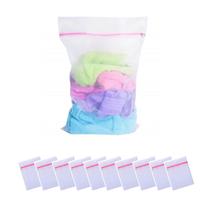 10un saco lavar roupa delicadas 50x60cm com ziper proteger 10un saco lavar roupa delicadas 50x60cm com ziper proteger