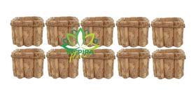 10un Vaso Para Planta Decoração Escritório Clinica Presente 6x6x6Cm 10un Vaso Para Planta Decoração Escritório Clinica Presente 6x6x6Cm