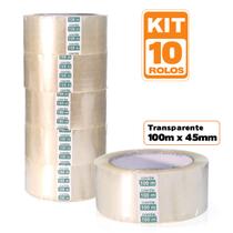 10und Fita adesiva transparente 45mm x 100m embalagem caixas