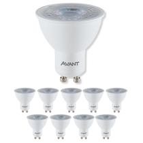 10Und Lâmpada LED GU10 Dicróica Luz Branca 6500K 4,8W Bivolt 10Und Lâmpada LED GU10 Dicróica Luz Branca 6500K 4,8W Bivolt