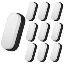 10Und Luminária Preta Arandela Branco Frio 6500K 12W Bivolt 10Und Luminária Preta Arandela Branco Frio 6500K 12W Bivolt