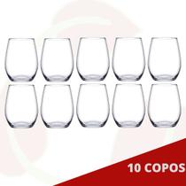 10UNI Copos Amber Charmoso Vidro Transparente Suco 465ML 10UNI Copos Amber Charmoso Vidro Transparente Suco 465ML