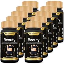 10x beauty cartamo uva e girassol 750mg 60caps hf suplements