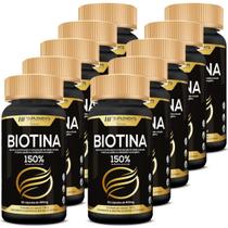 10x biotina 150% premium 400mg 60caps atacado