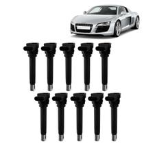 10x Bobinas de Ignição Audi R8 5.2 Fsi Quattro 2010 A 2012