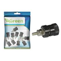10x Borne Para Plug Banana Preto 14x33mm