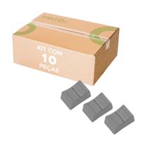 10x Botão Knob Mesa de Som - Medidas Nas Fotos - Cinza