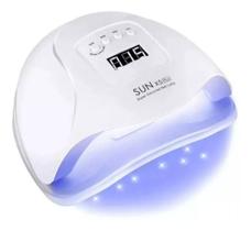 10x Cabine Led Uv Temporizador Sun 5 X Plus 80w Unha Gel