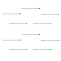 10x Cabo Flat 24 vias x 24cm - Passo de 0,50mm - Invertido