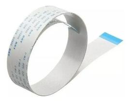 10x Cabo Flat 28 vias x 32cm - Passo de 0,50mm - Invertido