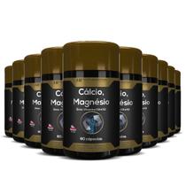 10x calcio magnesio zinco vit d3 k2 60caps hf suplementos