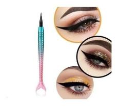 10x Caneta Delineador Sereia Preto Beautiful Olho