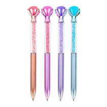 10X Caneta Gel Esferográfica Diamante Cristal Luxo Ponta Fina