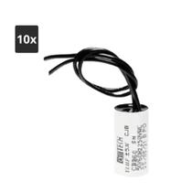 10X Capacitor De Partida Para Motor De Portão Automático12uf 250vac