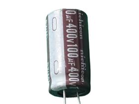 10x Capacitor Eletrolitico 100uf/400v 105º 16x30mm Nichicon