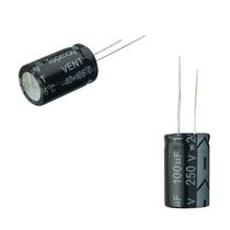 10X Capacitor Eletrolítico 100Uf X 250V 105º Kit C/10 Peças